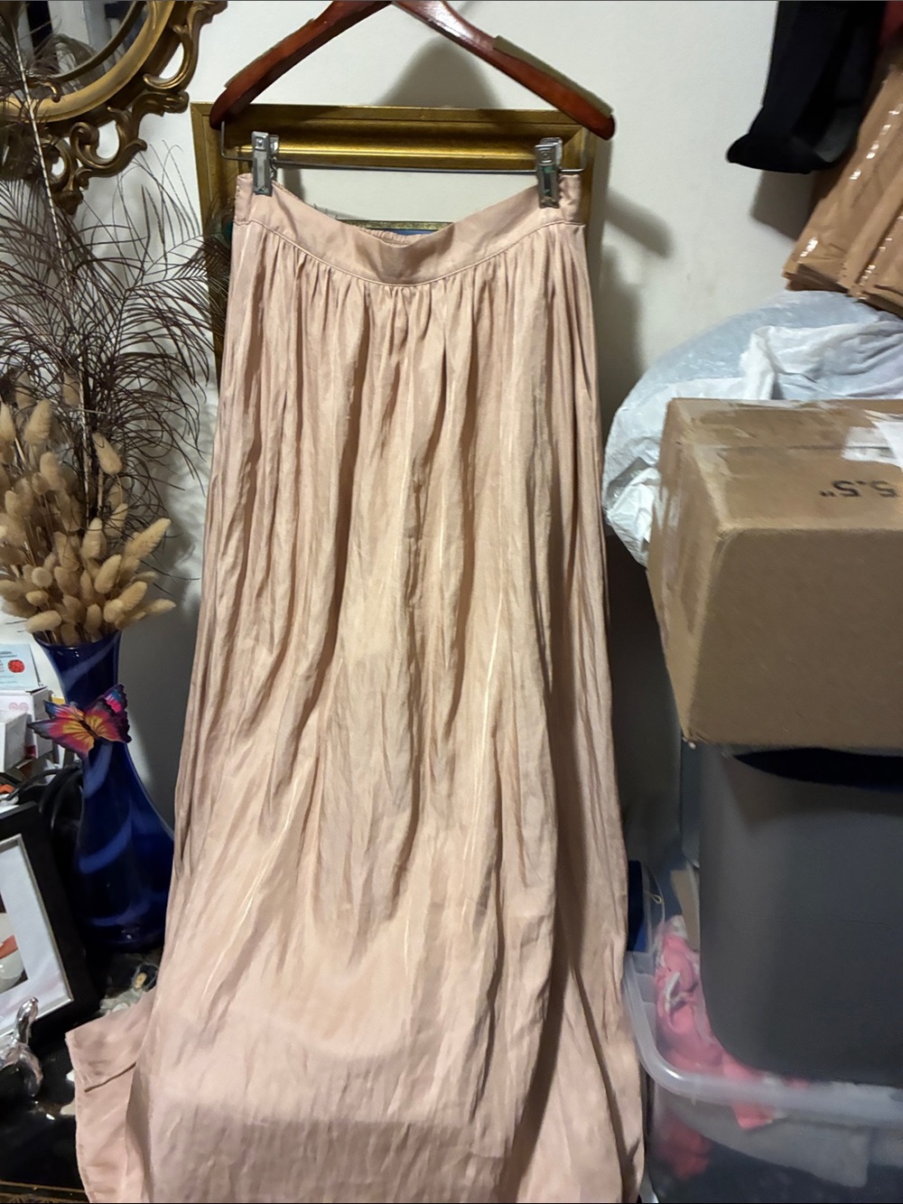 American Eagle Outfitters Blush Maxi Skirt